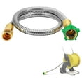 thumbnail image 3 of MOMOJIA 5ft Short Garden Hose Extender with Female to Male Connector Flexible Water Hose, 3 of 9