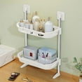 thumbnail image 6 of Wzzjkit Bathroom Shelves - Wall Mounted Floating Shelves Toilet Paper Storage Small Home Decor Shelf Multifunctional Sink Rack, 6 of 7
