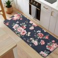 thumbnail image 5 of Pioneer Flower Floral Print Pattern Kitchen Rug Mat,Kitchen Runner Rugs Non Skid Washable,Decorative Kitchen Floor Mats for Kitchen,Sink,Laundry,17"x47.2", 5 of 7