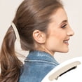 thumbnail image 2 of Matte Solid Color Hair Barrettes, Rectangle Spring Hair Clips, Non Slip for Women Girls Daily Hairstyle, Plastic, 2 Pack, 9.5 cm, 2 of 9