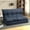 Navy Blue, variant on Floor Sofa Bed, Foldable Double Chaise Lounge Sofa Chair with Two Pillows, Adjustable Floor Couch and Sofa for Living Room and Bedroom, Lazy Sofa Floor Chair for Gaming, Sleeper and Reading, L2798