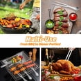 thumbnail image 5 of 1PC Stainless Steel Carving Fork,BBQ Meat Fork with Ergonomic Handle,Ideal for Roasting Turkey,Dinner Parties,and Dishwasher Safe,11", 5 of 10