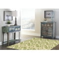 thumbnail image 3 of Trio Samu Green Area Rug 5x7 Contemporary Transitional Design, 3 of 6