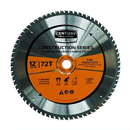UPC: 0081838102425 | Century Drill & Tool 10242 12 in. x 72T Contractor Miter
