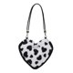 thumbnail image 2 of Bolsa con asa superior de felpa suave para mujer, Bolsa de hombro con forma de corazón para mujer (negro) Likrtyny Para Estrenar, 2 of 9