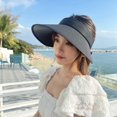 thumbnail image 6 of Sun Visor Hats Women Large Brim Summer UV Protection Beach Cap, 6 of 6