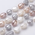 thumbnail image 2 of 1pc Natural Pearl Beaded Necklaces Colorful 46.4 inch~47.2 inch(118~120cm), 2 of 3