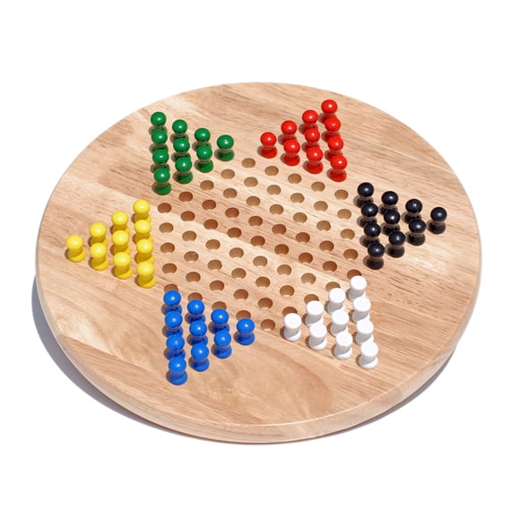 Juego de Mesa Damas Chinas de Madera WE Games 28 cm