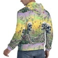 thumbnail image 6 of Haiem Flower Butterfly Skull Couple Patterned Men's Hoodie with Kangaroo Pocket - Ideal Pullover Sweatshirt for Daily Wear, Travel, and Home-Medium, 6 of 7