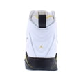 thumbnail image 3 of Nike Jordan True Flight Leather GS Boys Shoes Size 5.5, Color: White/Black/Yellow Ochre, 3 of 4