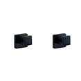 thumbnail image 3 of stanreset 1/2/3/5 Bathroom Hardware Set Stainless Steel Towel Bar Ring Paper Holder Multifunction Robe Hook Modern Style Rack Kit Black hook 2PCS, 3 of 6