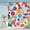 Polka Dot, variant on Polka Dot Shower Curtain Kids Watercolor Rainbow Colorful 72"x72" Abstract Circles Children Girls Bath Curtain Geometric for Bathroom Bathtub Decor Polyester Fabric with 12 Shower Hooks