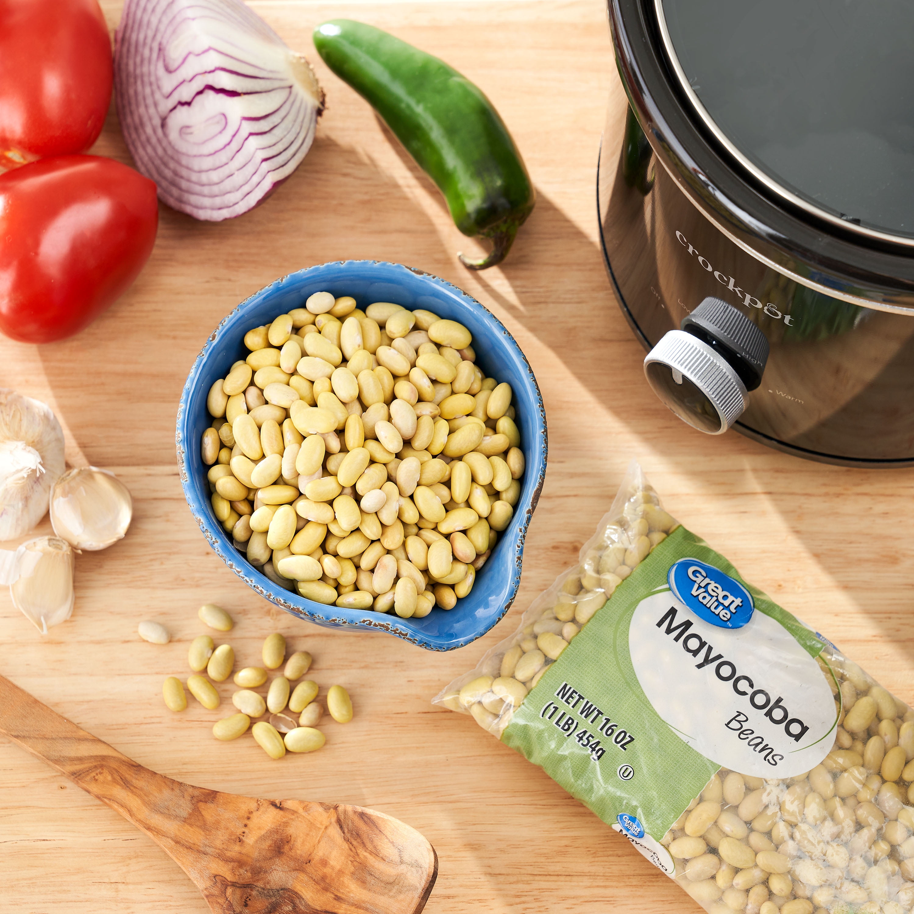(4 pack) Great Value Mayocoba Beans, 16 oz