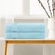 thumbnail image 3 of Toallas de baño suaves REGALWOVEN, juego de 2 toallas de baño ultra absorbentes con rayas, toallas para baño azules de 28" x 56", 3 of 8