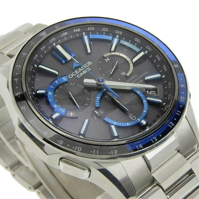 Pre-Owned Casio CASIO Oceanus men's solar radio watch chronograph