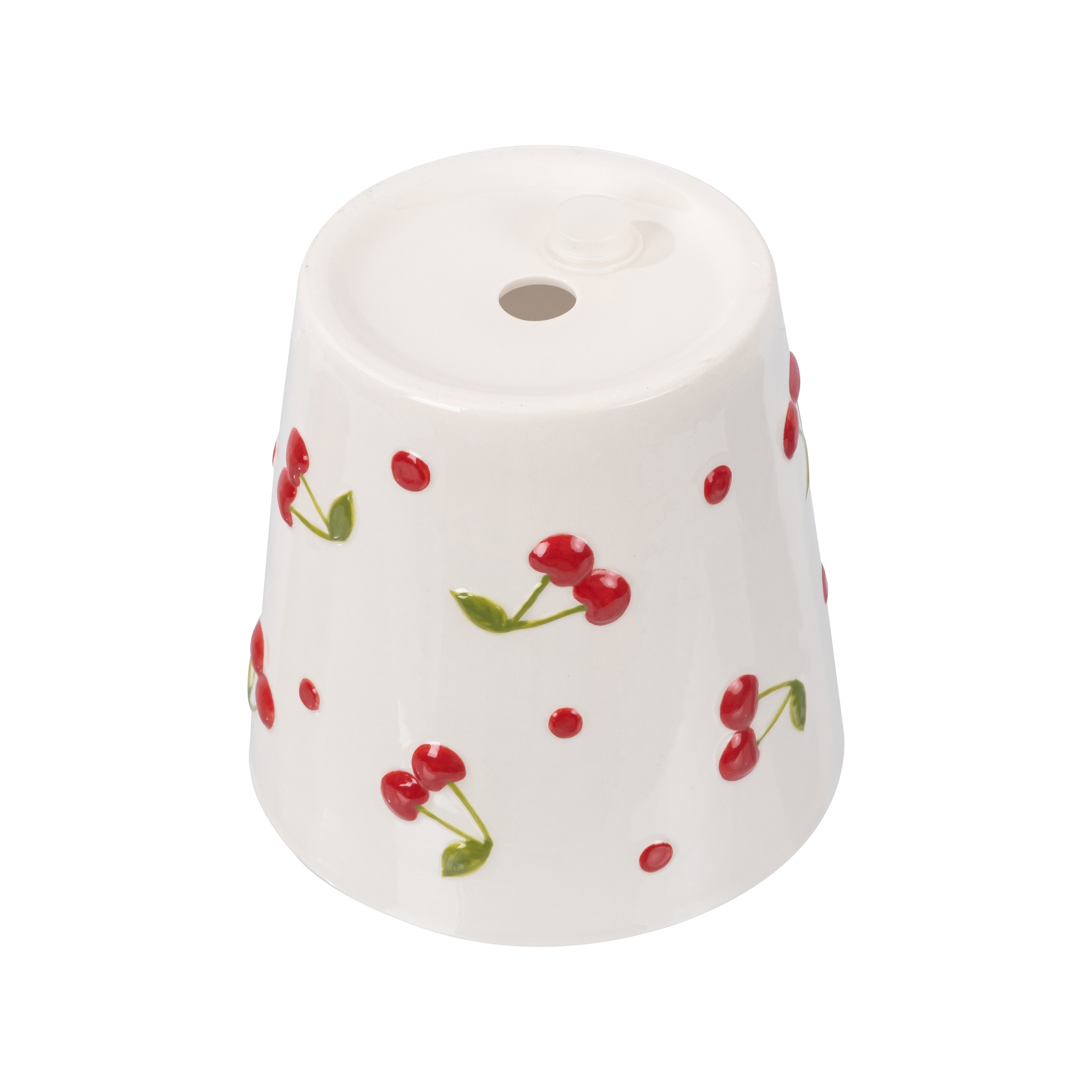 Mainstays Cherry Ceramic Planter, 6.25 Inch Round photo 8