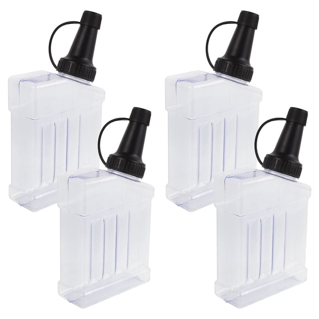 Shisuyan 4 Pcs Contenants de Rangement Réutilisables en Plastique pour Perles avec Bouchons Petites Bouteilles pour Perles Jouets Bouteilles de Recharge Transparentes Robustes pour Perles pour Voyage et Fournitures de Jeux