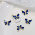 thumbnail image 2 of Nail Ornament 10Pcs DIY Creative Shape Exquisite Butterfly Nail Charm Manicure Designs, 2 of 5
