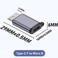 thumbnail image 3 of Adaptador De Disco Duro Adaptador de transferencia de datos para cable de disco duro (Tipo C hembra a Micro B macho), 3 of 9