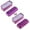 Purple, variant on WINDLAND 3 colors 72 Hole Aluminium Autoclave Sterilizer for Case Burs Disinfection Endo Files Holder Box For Oral Care Tools