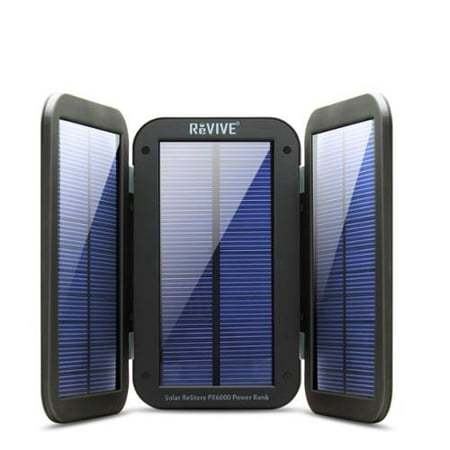 ReVIVE Backup Battery Solar Charger &amp; 6000mAh Rugged Power ...
