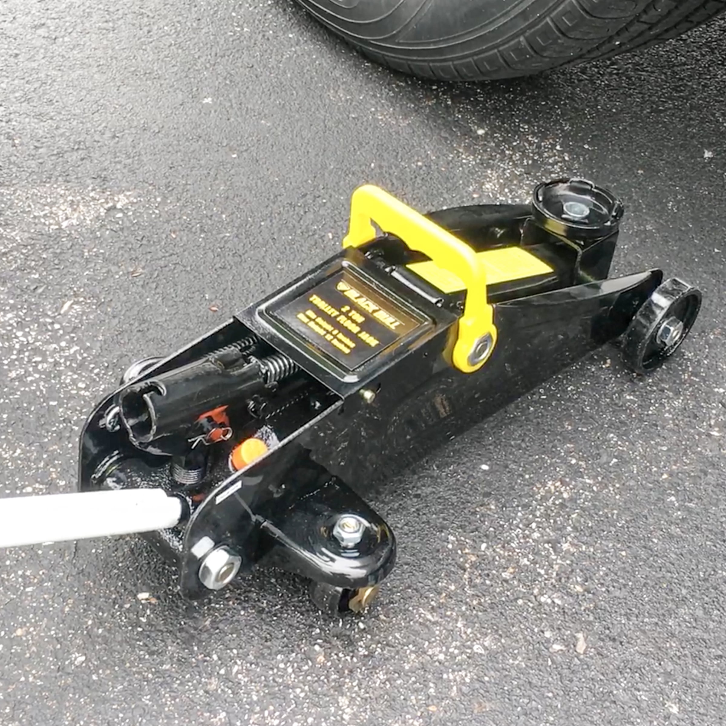 Black Bull FJ2 4000 lbs. 2 Ton Trolley Floor Jack with Quick