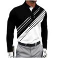 thumbnail image 2 of Royisotas Button Shirts for Men Shirt Long Sleeve Big and Tall Polo Golf Mens Tops Casual, 2 of 3