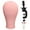 Pink, variant on Canvas Block Head Head Bun extension Making Black