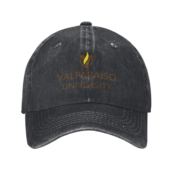 Valparaiso University Logo Cowboy Hat Baseball Hat Trucker Hat For Men Women Retro Denim Hats Baseball Cap Dad Hat