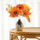 thumbnail image 4 of Uuiauoio Premium Artificial Fall Pumpkin Bouquet for Home Decor Thanksgiving Centerpiece Holiday Table Arrangement with Realistic Leaves and Stems, 4 of 6