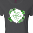 thumbnail image 3 of Inktastic Happy St. Patrick's Day Clovers Women's T-Shirt, 3 of 4