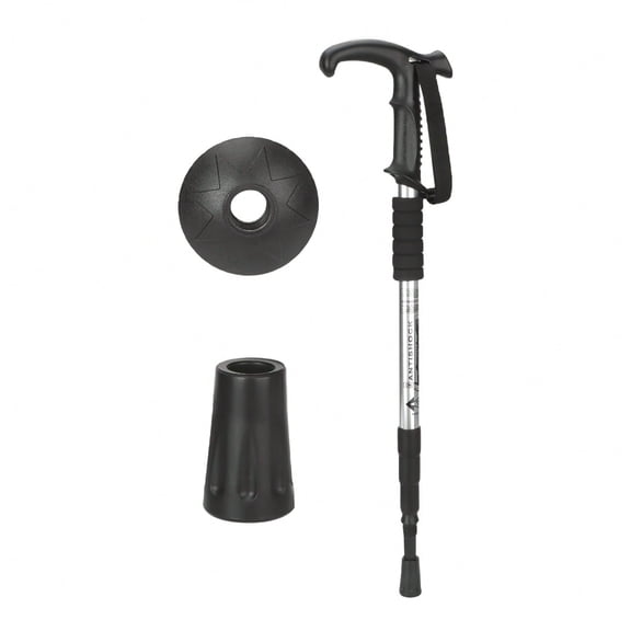 Adjustable Trekking Pole, Durable Aluminum with Straight Handle for Hiking & Climbing