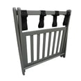 thumbnail image 4 of Casual Home Hotel Style Solid Pine Wood Folding Luggage Rack with Shelf, 4 of 9