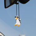 thumbnail image 4 of Encantador colgante de pato oscilante para coche, pato volador fresco con gafas de sol, adorno colgante para espejo retrovisor de coche kaili Sencillez, 4 of 5