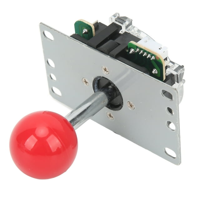 1 Player Arcade Joystick DIY Kit - 8 X 30 Snap Button 2 X 24 Snap Button 10 X Button Connection Wire 1 X Joystick Wire & Joystick & Ball Game Arcade DIY Kit Replacement