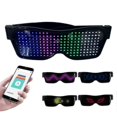 thumbnail image 2 of 26-27 LED Glasses Customizable BT LED Glasses Colorful Light Glow Glasses DIY Messages 31 Animations 11 Pictures Music Mode Glow, 2 of 5
