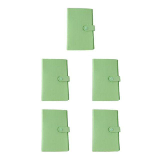 kurtrusly Plastic Banknote Protection Bag 100 Pieces Coin Protection 19.5*12cm Box Set Green Small1 5Set