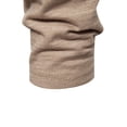 thumbnail image 4 of Honeeladyy Men's Long Sleeve Henley Shirts 4 Button Soft Cotton Casual Tees Reglan Sleeve Tshirt Contrast Color Slim Fit Top #Ng-Khaki-XXL, 4 of 5
