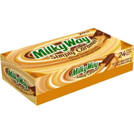 Milky Way Candy Bars, Simply Caramel, 1.91 Oz, 24