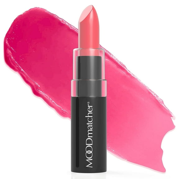 MOODmatcher Original Color Changing Lipstick – 12 Hours Long-Lasting, Moisturizing, Smudge-Proof, Easy to Apply Creamy Lipstick, Glamorous Personalized Color, A - Pink