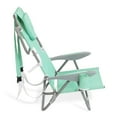 thumbnail image 3 of Ostrich On Your Back Folding Outdoor Camping Lawn Chair, Teal (4 Pack), 3 of 11