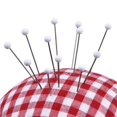 thumbnail image 4 of Cateissary 250 Pieces Sewing Pin Colored Glass Fabric Safety JewelryDIY Dressmaker Balls Stitch Straight Needles Head Quilting De coser, 4 of 6