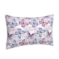 thumbnail image 2 of Daiia Butterflies in Pastel Bedding Waterproof Pillow Protector Zippered Queen – Bed Bug Proof Pillow Encasement-14"x20", 2 of 9