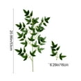 thumbnail image 3 of LIORAGLJ 20.86 Inches Simulated Green Plant with Butterflies Leaf Olive Eucalyptus for Office Home Decoration Artificial Foliage, 3 of 6