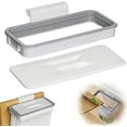 thumbnail image 1 of Portable Trash Bag Holder, Hanging RV Garbage Bag Holder with Lid Kitchen Trash Bin Garbage Bags Storage Rack, 1 of 7