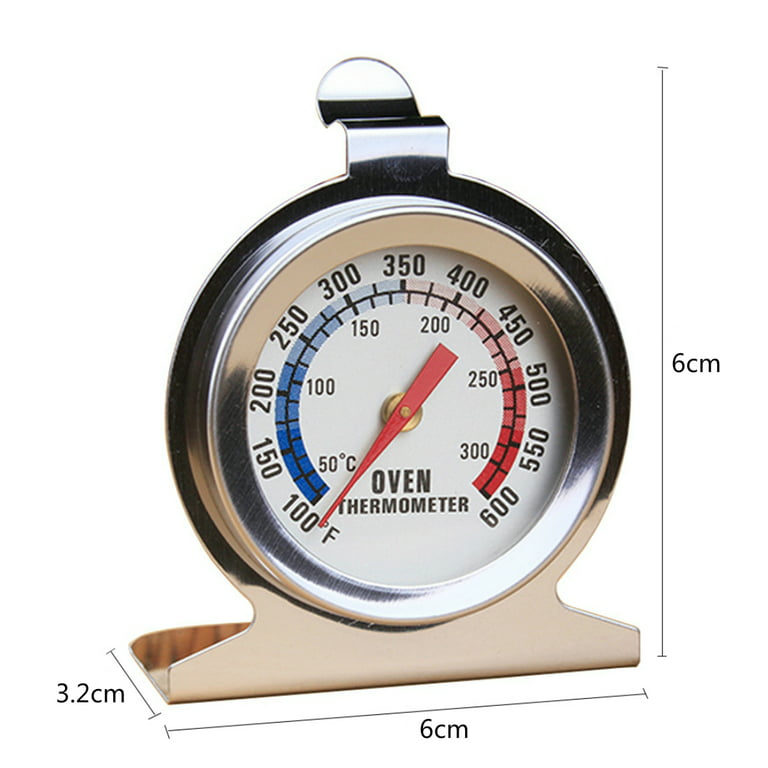 Fenkon 2 Pack Oven Thermometers for Inside Oven, Size: 6*3.2*6.2cm, Silver