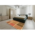 thumbnail image 5 of Ahgly Company Machine Washable Indoor Rectangle Transitional Orange Area Rugs, 8' x 12', 5 of 7