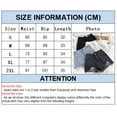 thumbnail image 2 of Women Summer Fashion Casual High Waist Ripped Jeans Pocket Tassel Y2K Hot Pants Streetwear Blue Trousers, 2 of 2