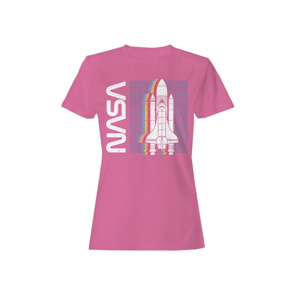 Officially Licensed Nasa Retro Space Shuttle Women's T-shirt