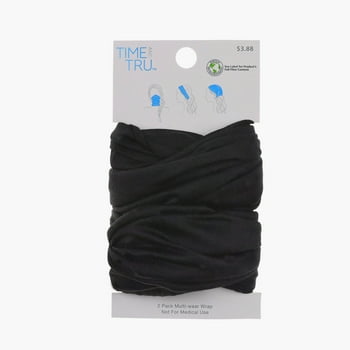 Time and Tru Multiwear Headwrap, 2-Pack (Unisex)